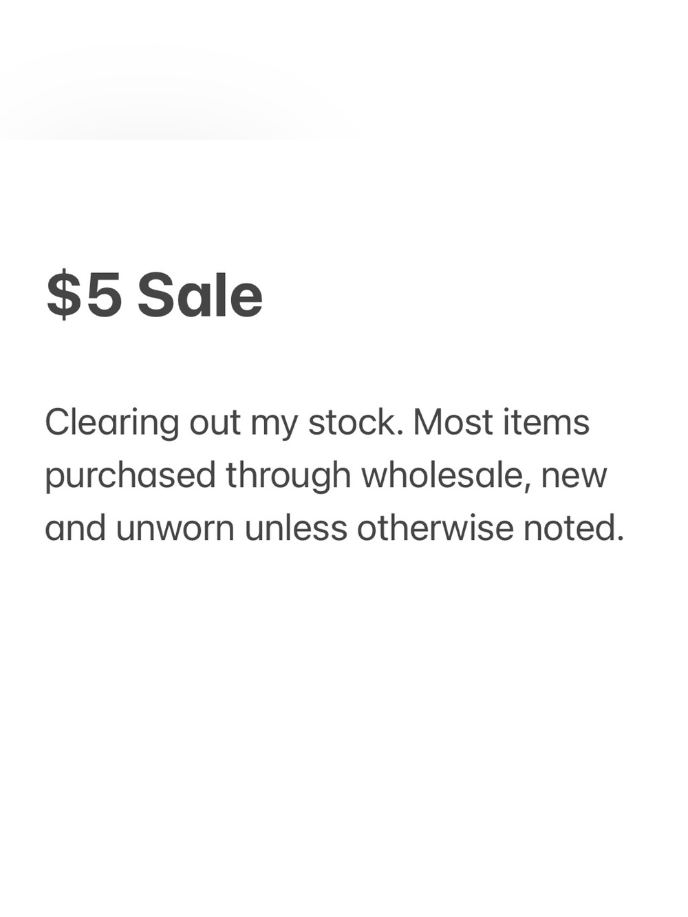$5 Sale 🩷🌸🩷